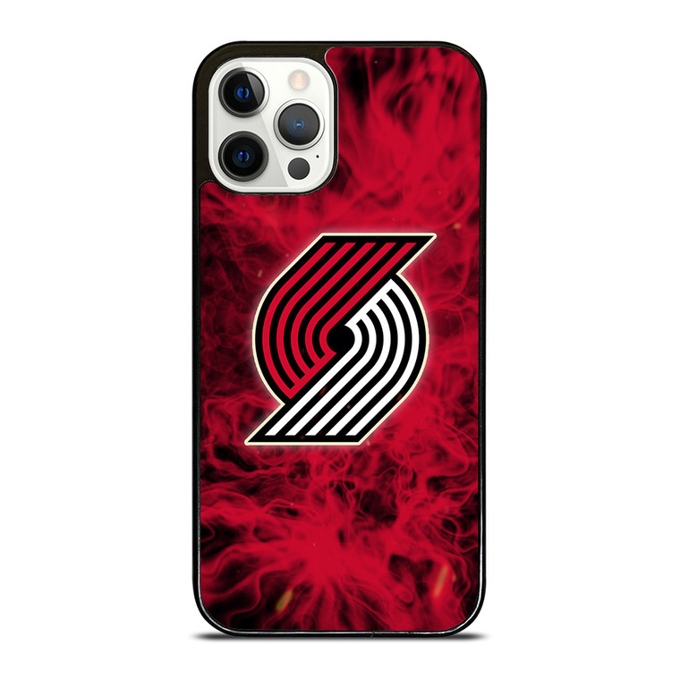 PORTLAND TRAIL BLAZERS BASKETBALL NBA FIRE iPhone 12 Pro Case Cover