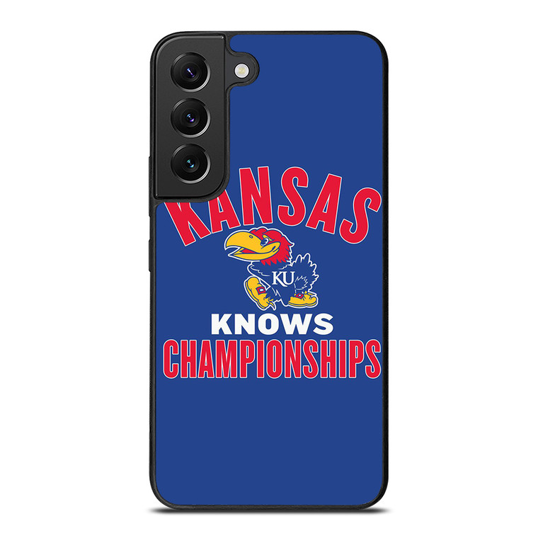 KANSAS JAYHAWKS BASKETBALL CHAMPIONS Samsung Galaxy S22 Plus Case Cover