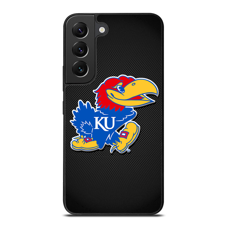 KANSAS JAYHAWKS LOGO CARBON Samsung Galaxy S22 Plus Case Cover