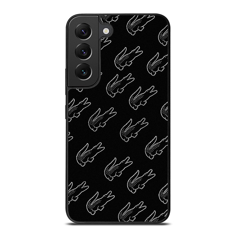 LACOSTE BLACK WHITE Samsung Galaxy S22 Plus Case Cover