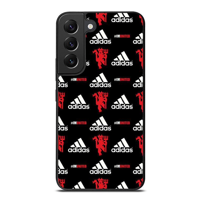 MANCHESTER UNITED ADIDAS PATTERN Samsung Galaxy S22 Plus Case Cover