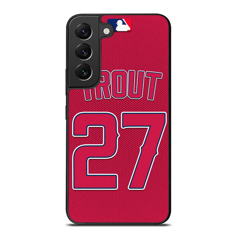 MIKE TROUT LOS ANGELES ANGELS MLB Samsung Galaxy S22 Plus Case Cover