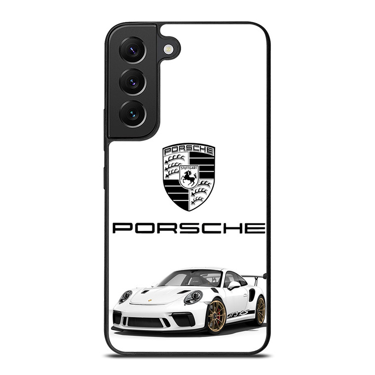PORSCHE GT3 RS WHITE Samsung Galaxy S22 Plus Case Cover