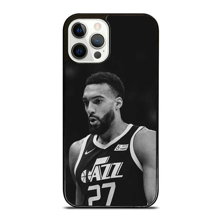 RUDY GOBERT UTAH JAZZ BLACK iPhone 12 Pro Case Cover