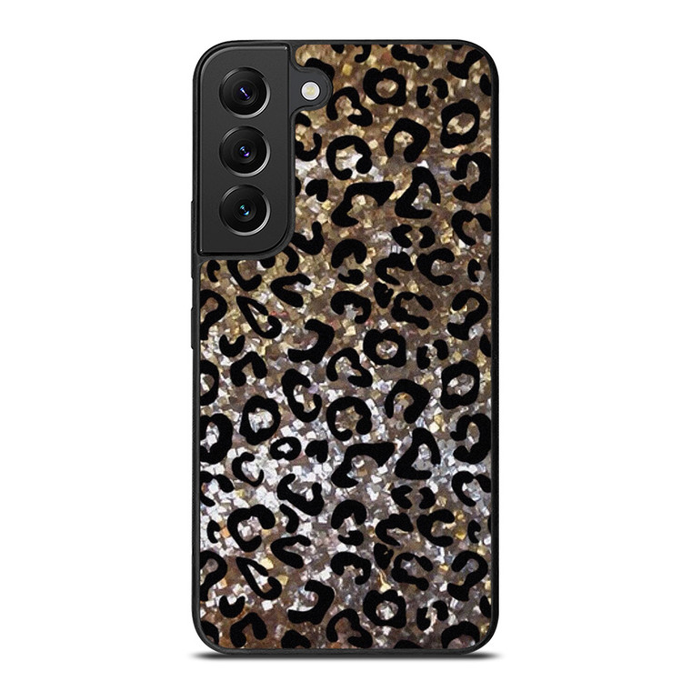 SPARKLY LEOPARD SKIN Samsung Galaxy S22 Plus Case Cover