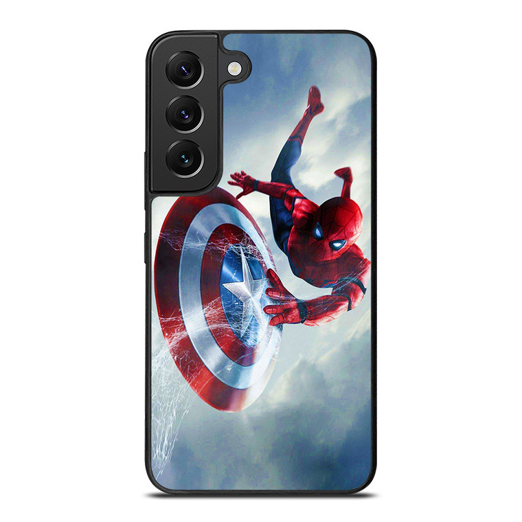 SPIDERMAN X CAPTAIN AMERICA Samsung Galaxy S22 Plus Case Cover