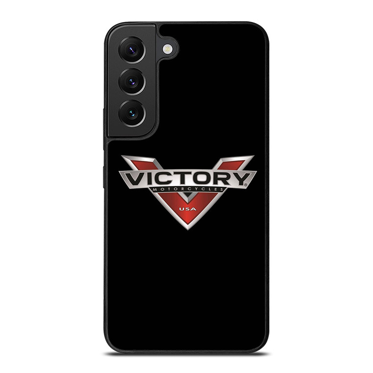 VICTORY MOTORCYCLES USA BLACK Samsung Galaxy S22 Plus Case Cover