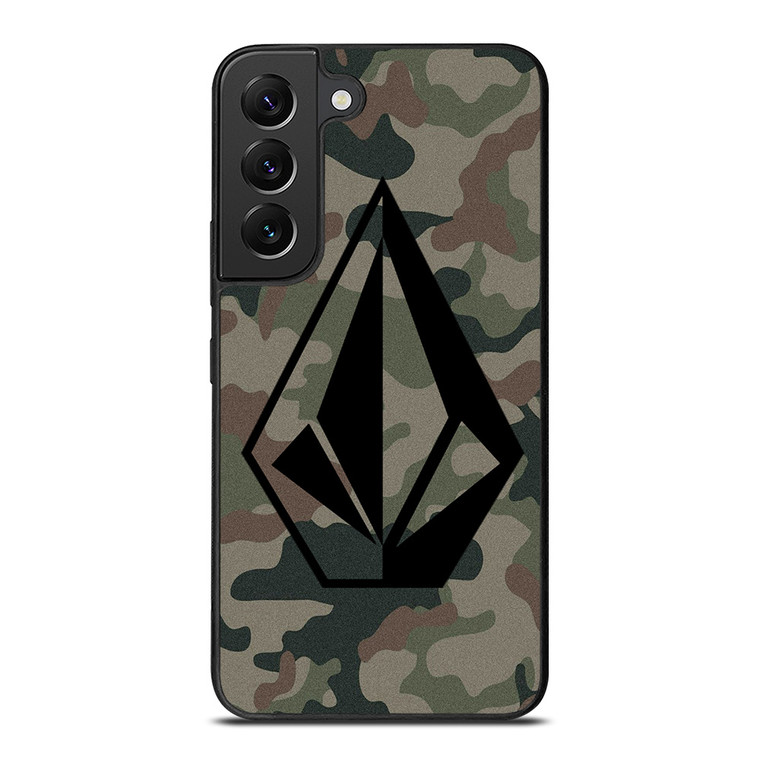 VOLCOM LOGO CAMO Samsung Galaxy S22 Plus Case Cover