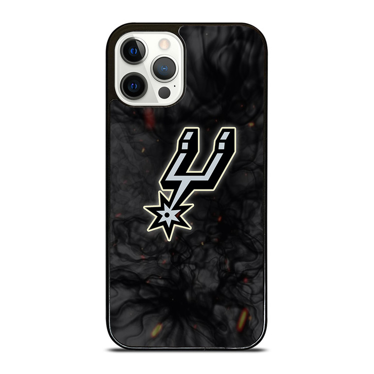 SAN ANTONIO SPURS BASKETBALL NBA FIRE iPhone 12 Pro Case Cover