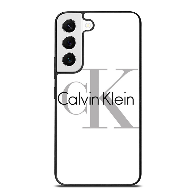 CALVIN KLEIN WHITE LOGO Samsung Galaxy S22 Case Cover CALVIN KLEIN WHITE LOGO Samsung Galaxy S22 Case Cover