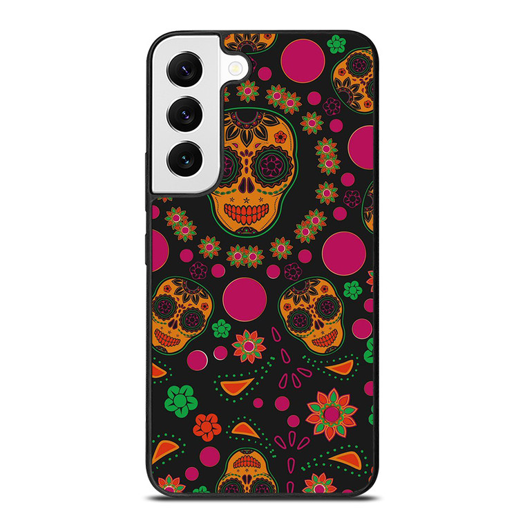 DIA DE LOS MUERTOS PATTERN Samsung Galaxy S22 Case Cover