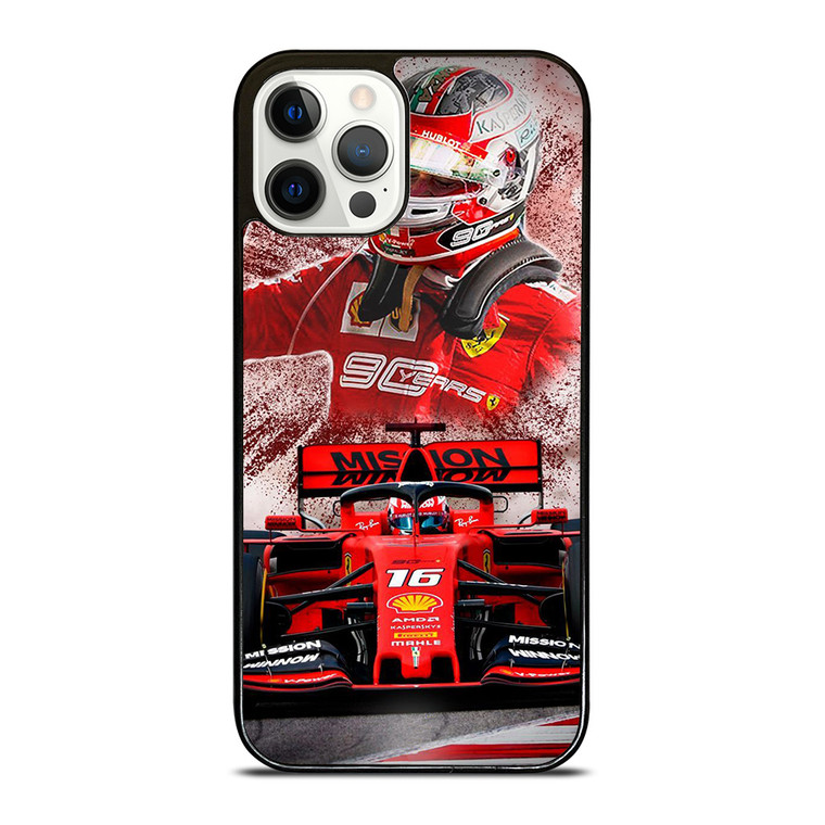 SCUDERIA FERRARI F1 CHARLES LECLERC iPhone 12 Pro Case Cover