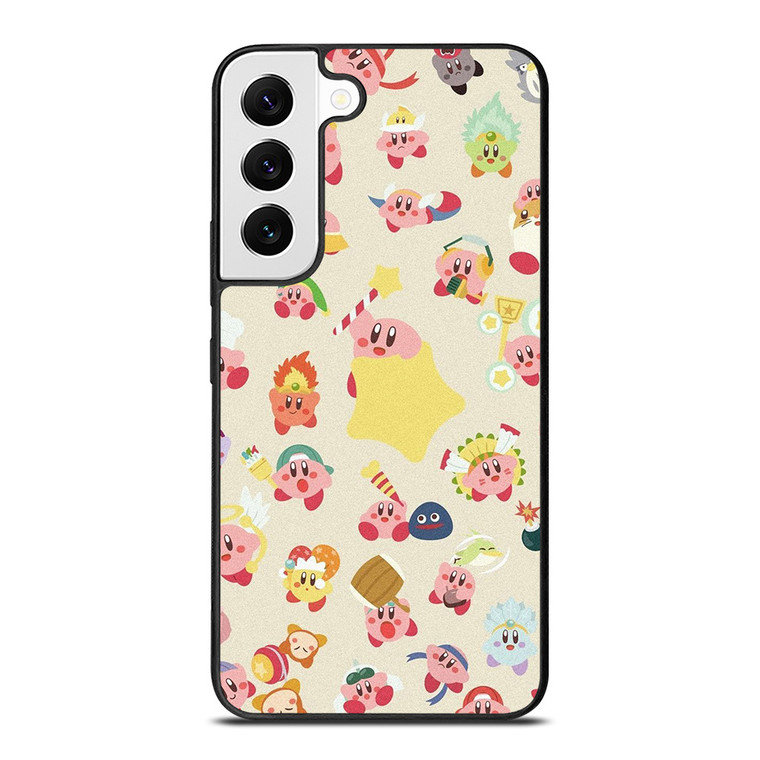 KIRBY CUTE PATTERN Samsung Galaxy S22 Case Cover