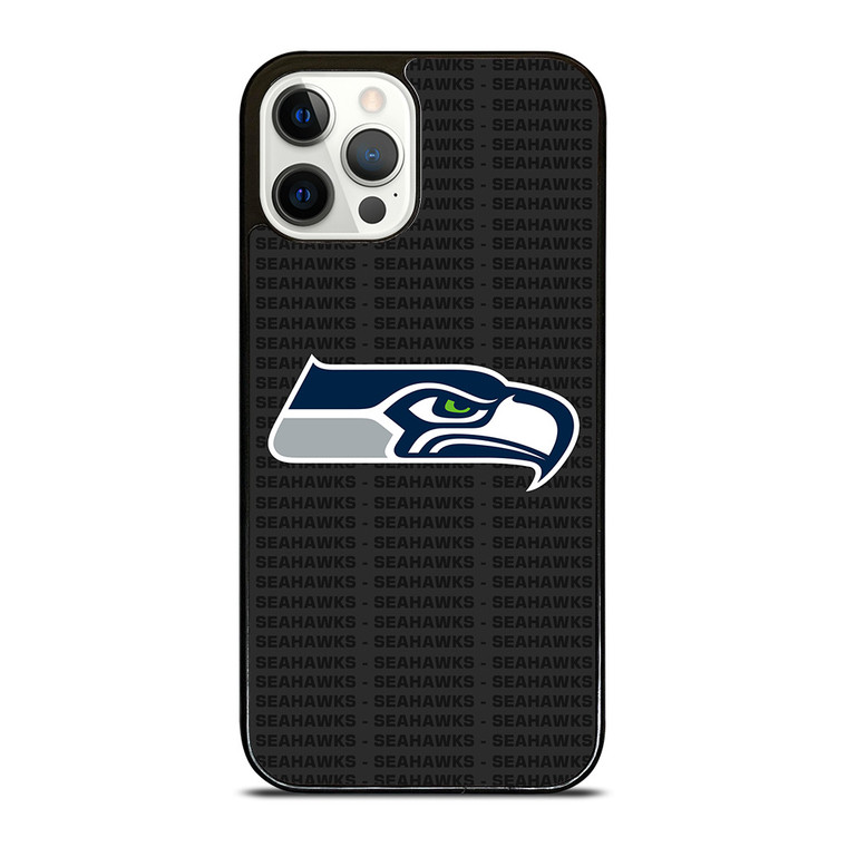 SEATTLE SEAHAWKS FOOTBALL TEXT iPhone 12 Pro Case Cover
