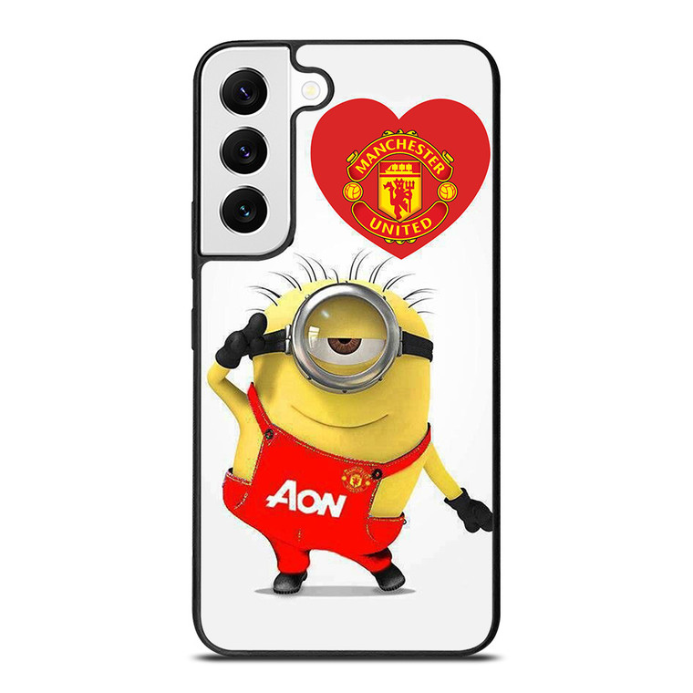 MINIONS LOVE MANCHESTER UNITED Samsung Galaxy S22 Case Cover MINIONS LOVE MANCHESTER UNITED Samsung Galaxy S22 Case Cover