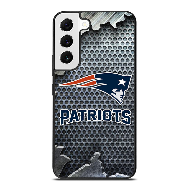 NEW ENGLAND PATRIOTS BROKEN METAL Samsung Galaxy S22 Case Cover