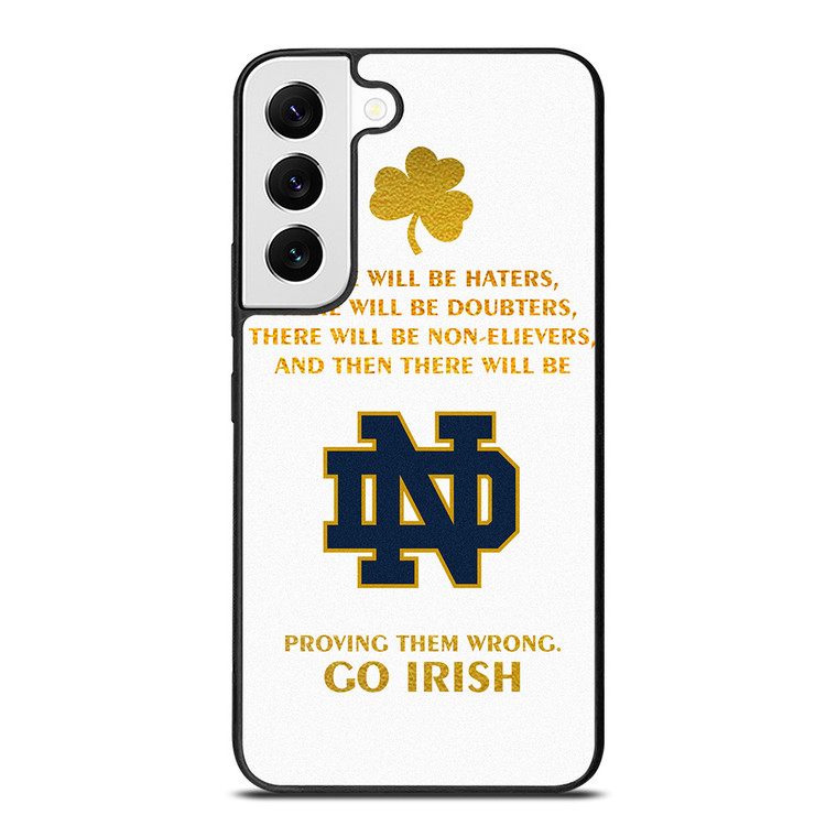 NOTRE DAME FIGHTING IRISH QUOTES Samsung Galaxy S22 Case Cover
