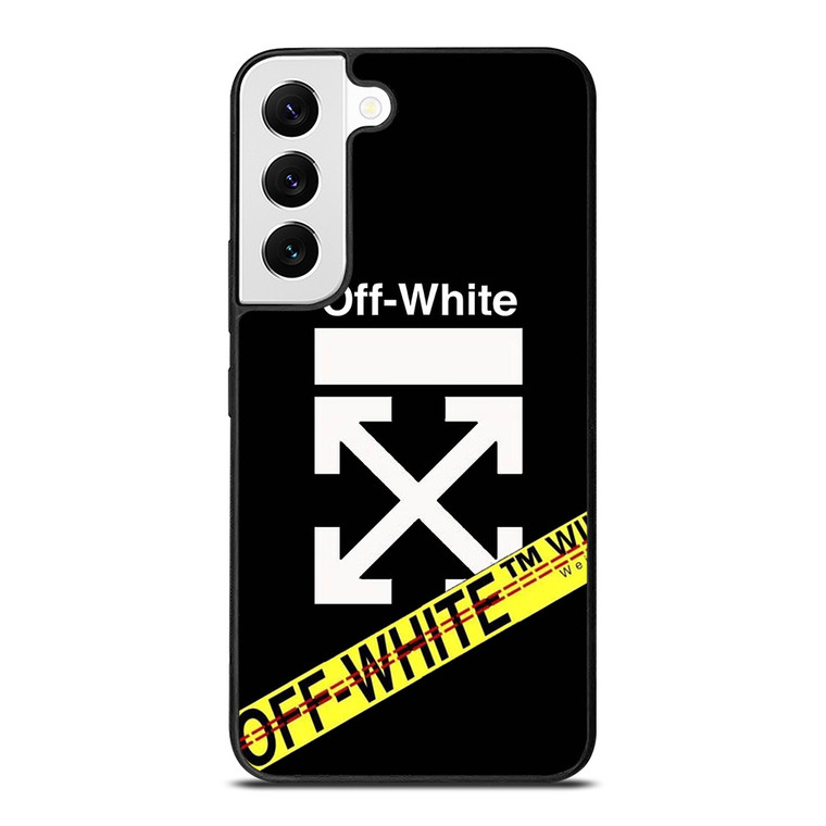OFF WHITE YELLOW LABEL Samsung Galaxy S22 Case Cover