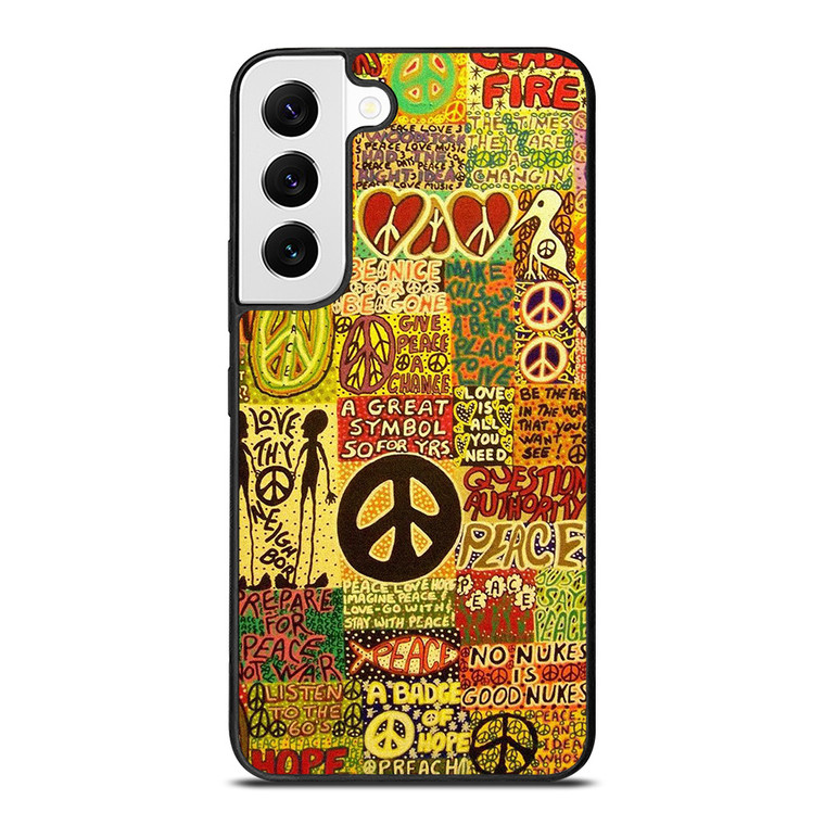 PEACE TAPESTRY PATTERN Samsung Galaxy S22 Case Cover