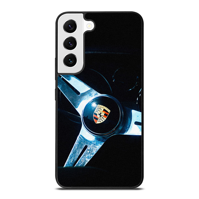 PORSCHE VINTAGE STEERING WHEEL Samsung Galaxy S22 Case Cover