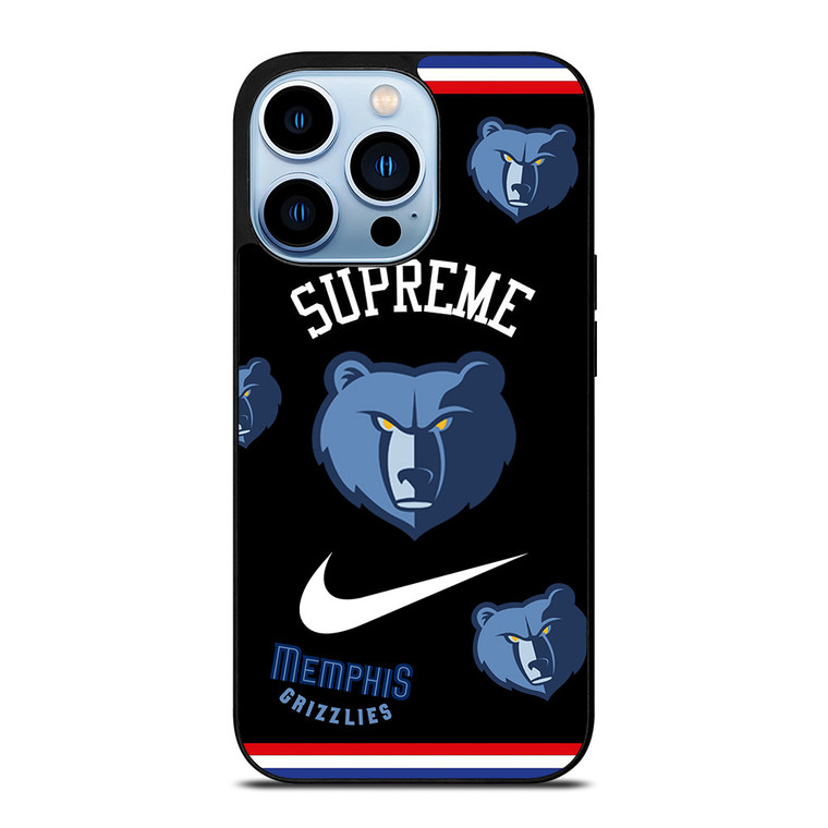 MEMPHIS GRIZZLIES NBA X SUPREME NIKE iPhone 13 Pro Max Case Cover