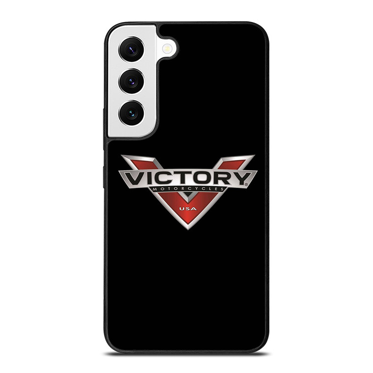 VICTORY MOTORCYCLES USA BLACK Samsung Galaxy S22 Case Cover