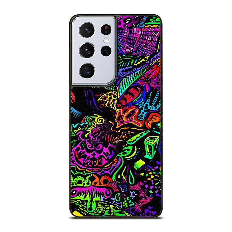 ALICE IN WONDERLAND TRIPPY PSYCHEDELIC Samsung Galaxy S21 Ultra Case Cover