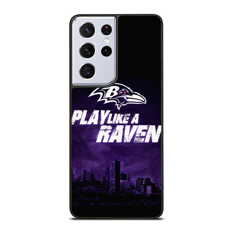 BALTIMORE RAVENS WORD Samsung Galaxy S21 Ultra Case Cover BALTIMORE RAVENS WORD Samsung Galaxy S21 Ultra Case Cover