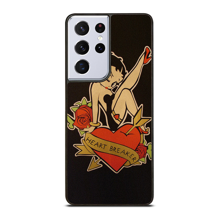 BETTY BOOP HEART BREAKER Samsung Galaxy S21 Ultra Case Cover