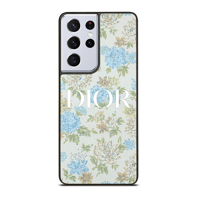 CHRISTIAN DIOR LOGO FLORAL Samsung Galaxy S21 Ultra Case Cover