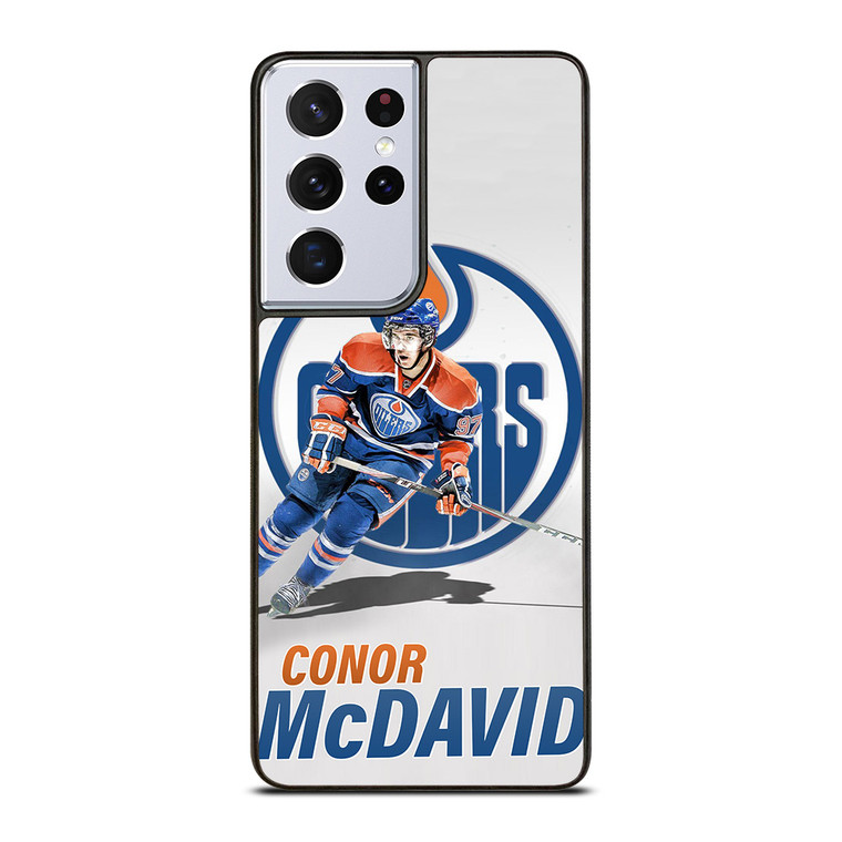 CONNOR MCDAVID EDMONTON OILERS Samsung Galaxy S21 Ultra Case Cover CONNOR MCDAVID EDMONTON OILERS Samsung Galaxy S21 Ultra Case Cover