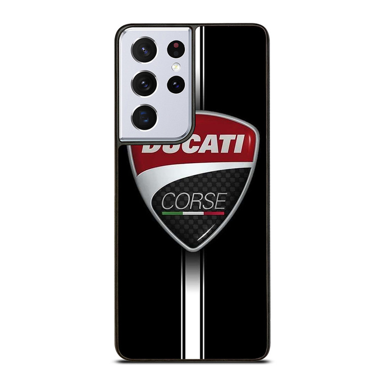 DUCATI CORSE MOTOR LOGO Samsung Galaxy S21 Ultra Case Cover