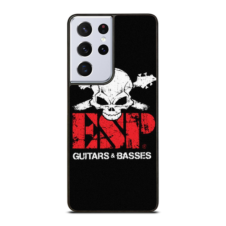 ESP GUITARS AND BASSES LOGO Samsung Galaxy S21 Ultra Case Cover