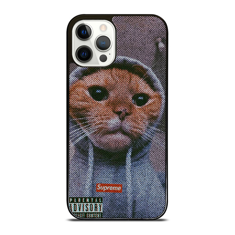 SUPREME CUTE CAT 2 iPhone 12 Pro Case Cover