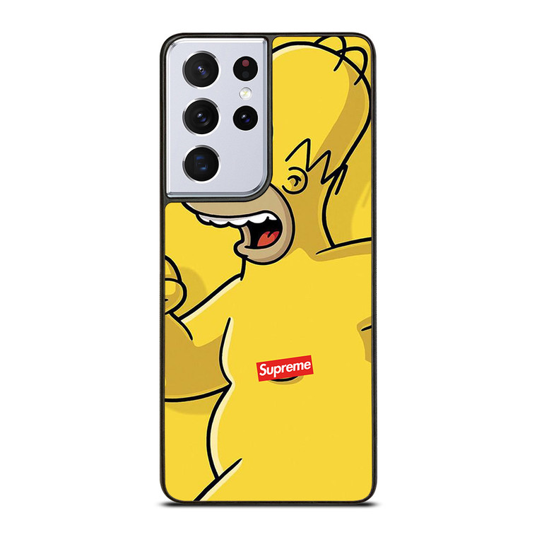HOMER SIMPSONS CENSORED SUPREME Samsung Galaxy S21 Ultra Case Cover