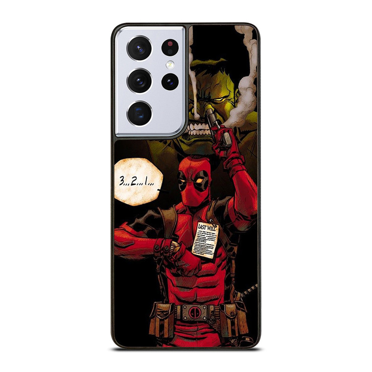 HULK VS DEADPOOL Samsung Galaxy S21 Ultra Case Cover HULK VS DEADPOOL Samsung Galaxy S21 Ultra Case Cover