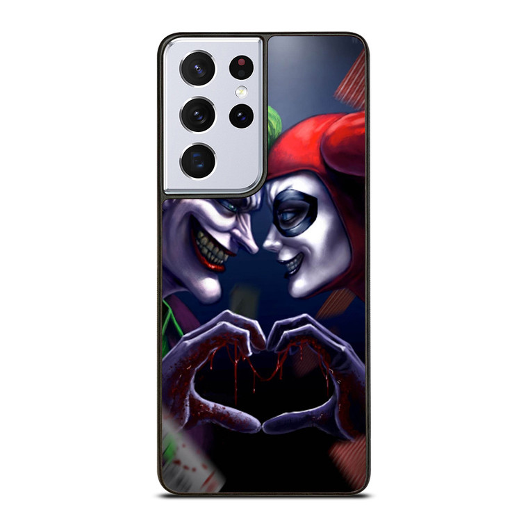 JOKER LOVE HARLEY QUINN ART Samsung Galaxy S21 Ultra Case Cover