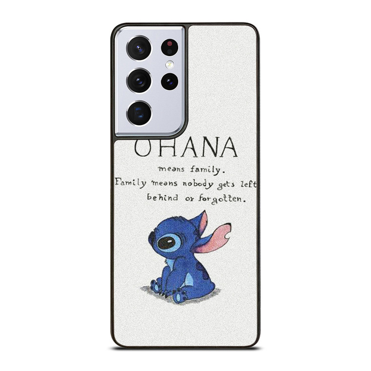 LILO AND STITCH OHANA Samsung Galaxy S21 Ultra Case Cover