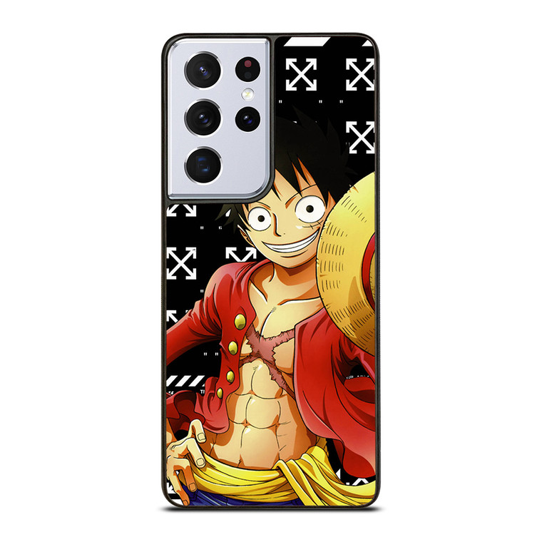 LUFFY OFF WHITE 2 Samsung Galaxy S21 Ultra Case Cover