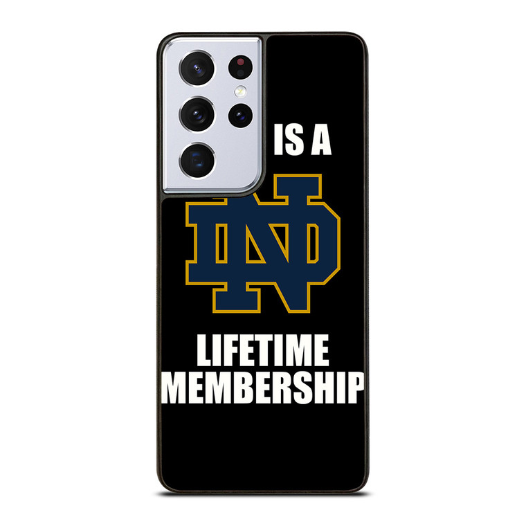 NOTRE DAME FIGHTING IRISH MEMBERSHIP Samsung Galaxy S21 Ultra Case Cover