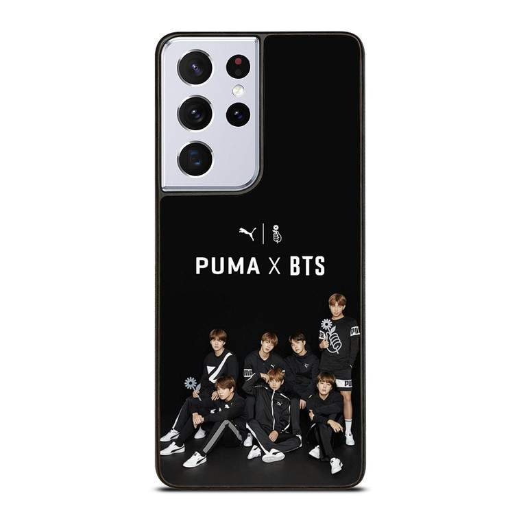PUMA X BTS KPOP Samsung Galaxy S21 Ultra Case Cover PUMA X BTS KPOP Samsung Galaxy S21 Ultra Case Cover