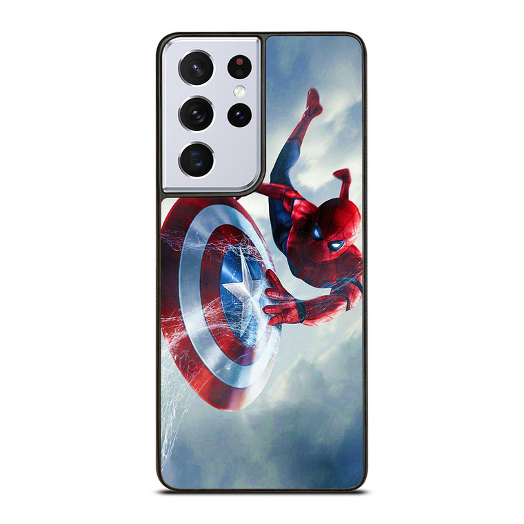 SPIDERMAN X CAPTAIN AMERICA Samsung Galaxy S21 Ultra Case Cover