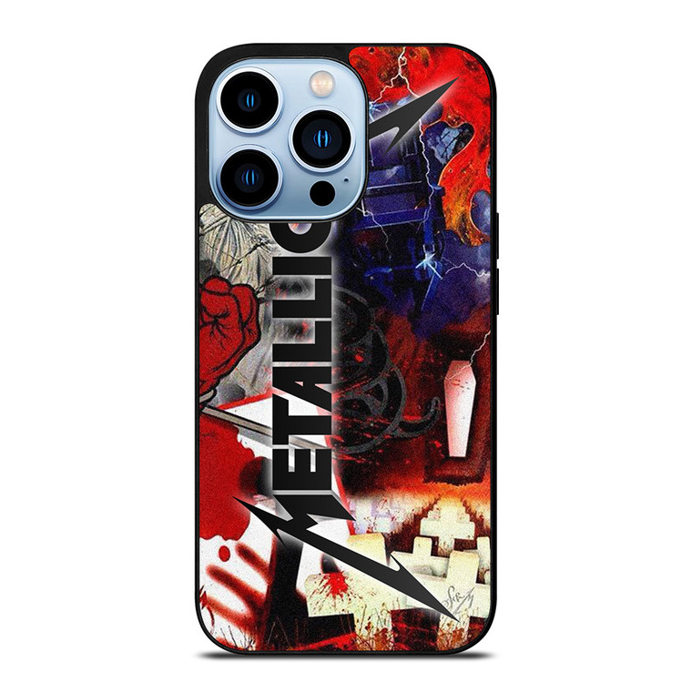 METALLICA ROCK BAND ALL ALBUM iPhone 13 Pro Max Case Cover