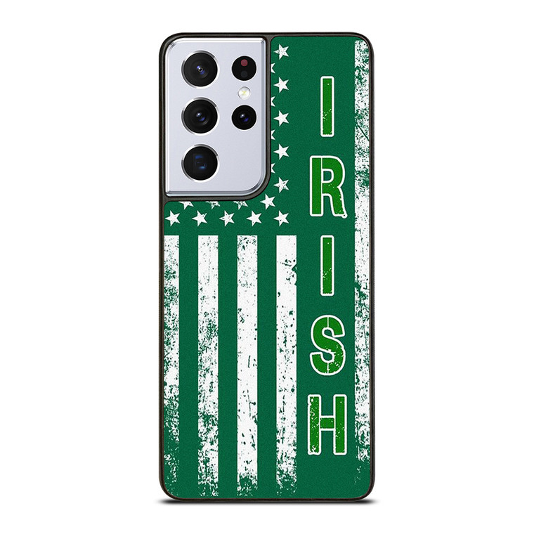 USA FLAG IRISH IRELAND Samsung Galaxy S21 Ultra Case Cover