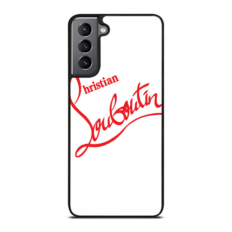 CHRISTIAN LOUBOUTIN WHITE Samsung Galaxy S21 Plus Case Cover