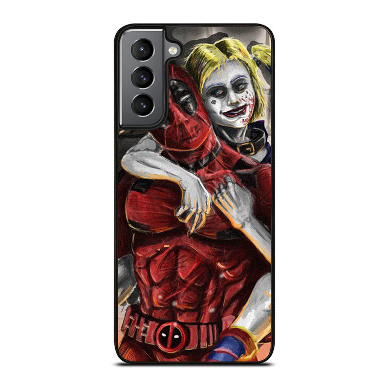 DEADPOOL HARLEY QUINN ART Samsung Galaxy S21 Plus Case Cover