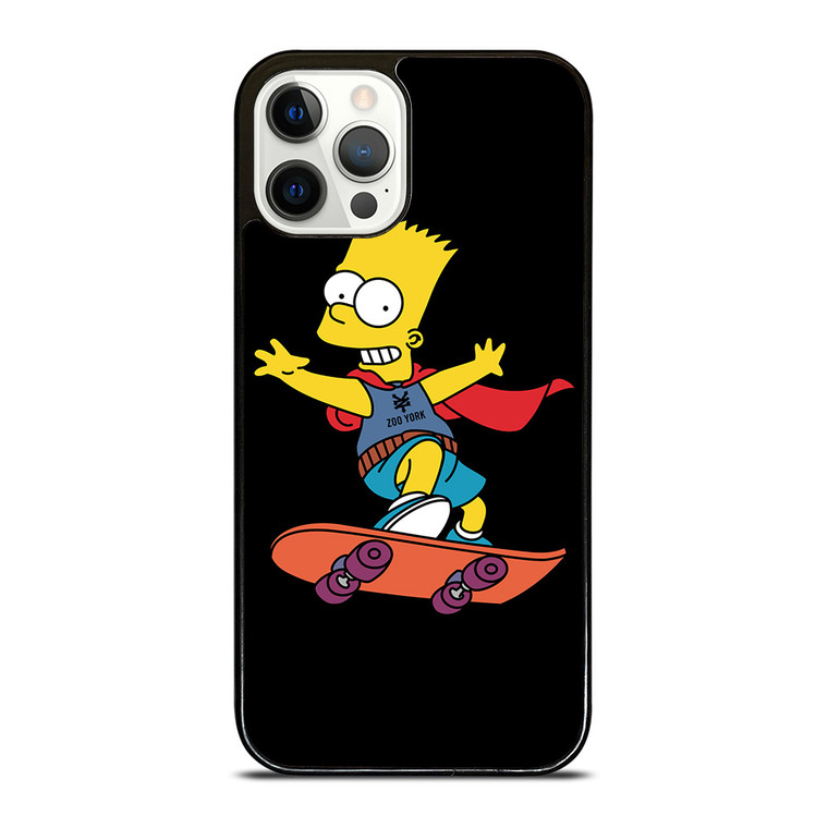 THE SIMPSONS ZOO YORK SKATEBOARD iPhone 12 Pro Case Cover