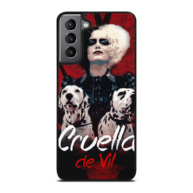 DISNEY CRUELLA DE VIL DALMATIAN Samsung Galaxy S21 Plus Case Cover