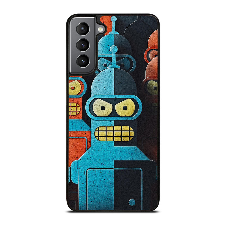 FUTURAMA BENDER ART Samsung Galaxy S21 Plus Case Cover