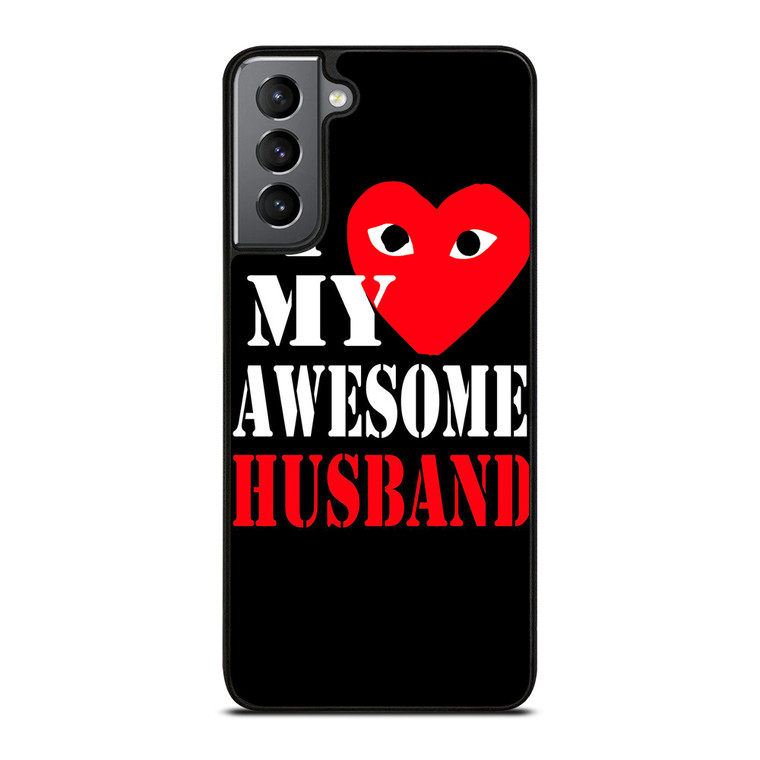 I LOVE MY HUSBAND COMME DES GARCONS Samsung Galaxy S21 Plus Case Cover
